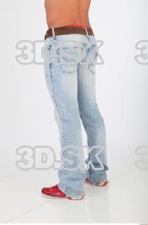 Leg blue jeans photo reference of Regelio 0004